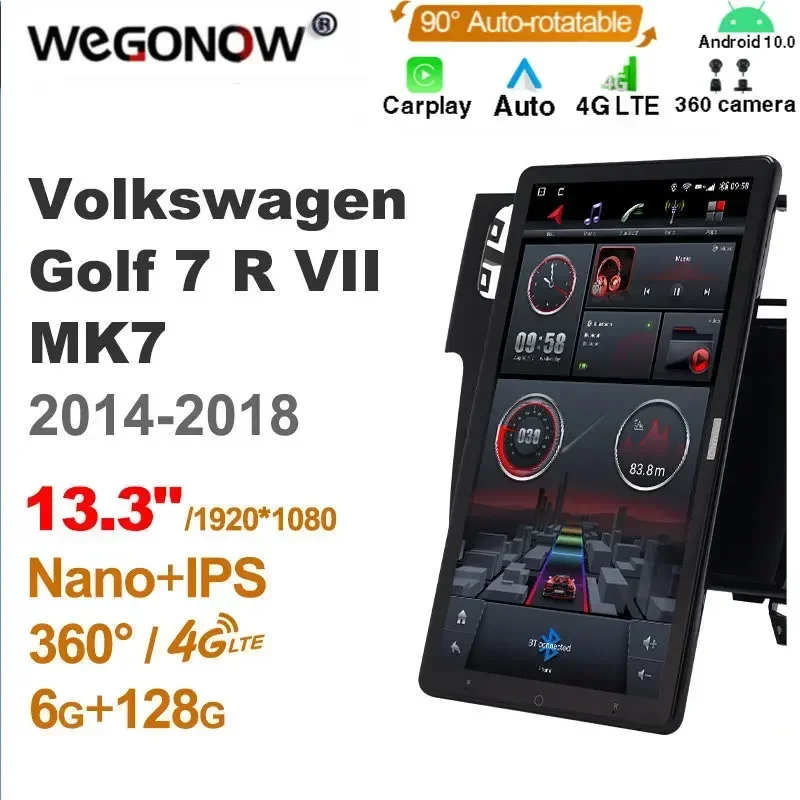 13,3-дюймовый автомобильный радиоприемник 1Din Android 10.0 360 для Volkswagen Golf 7 R VII MK7 2014-2018 GPS Auto Audio SPDIF 4G LTE без DVD
13,3-дюймовый автомобильный радиоприемник 1Din Android 10.0 360 для Volkswagen Golf 7 R VII MK7 2014-2018 GPS Auto Audio SPDIF 4G LTE без DVD