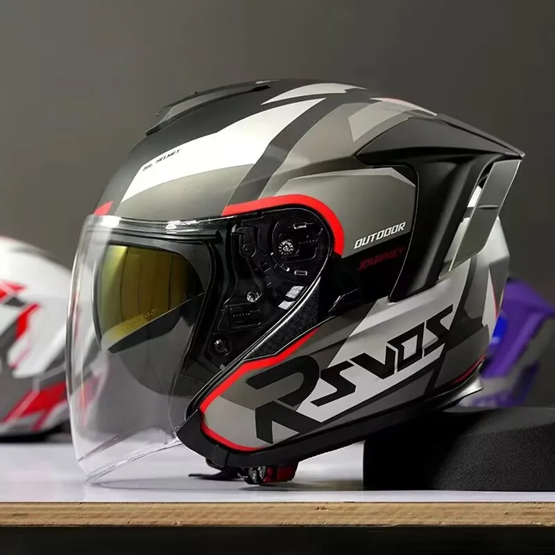 Ryzen RO-5 Motorcycle Men and Women Three-quarters Motorcycle Half Helmet All Season Universal Motorcycle Helmet Casco Moto
Ryzen RO-5 Motorcycle Men and Women Three-quarters Motorcycle Half Helmet All Season Universal Motorcycle Helmet Casco Moto