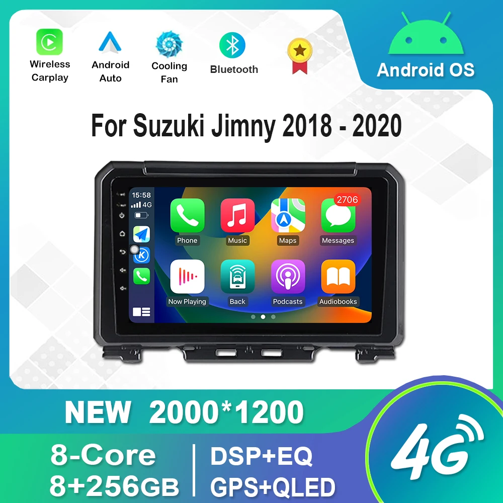 Android Car Radio Video Multimedia Player For Suzuki Jimny 2018 - 2020 Bluetooth GPS DSP Stereo QLED IPS Screen WiFi+4G
Android Car Radio Video Multimedia Player For Suzuki Jimny 2018 - 2020 Bluetooth GPS DSP Stereo QLED IPS Screen WiFi+4G