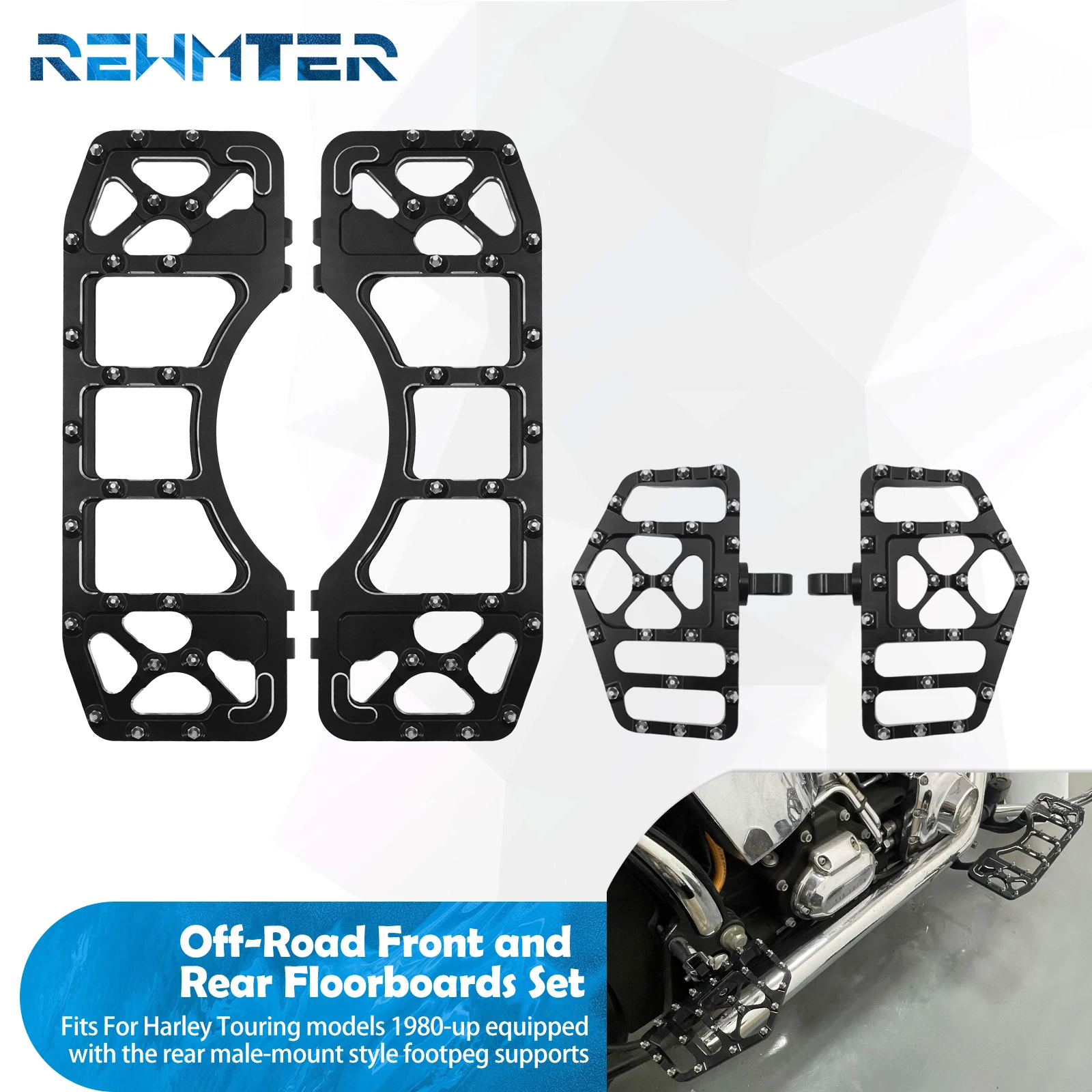 Motorcycle Footpegs Driver Passenger Footrest Foot Pegs Floorboard Pedal For Harley Touring Road Glide 1986-UP Softail Trike
Motorcycle Footpegs Driver Passenger Footrest Foot Pegs Floorboard Pedal For Harley Touring Road Glide 1986-UP Softail Trike