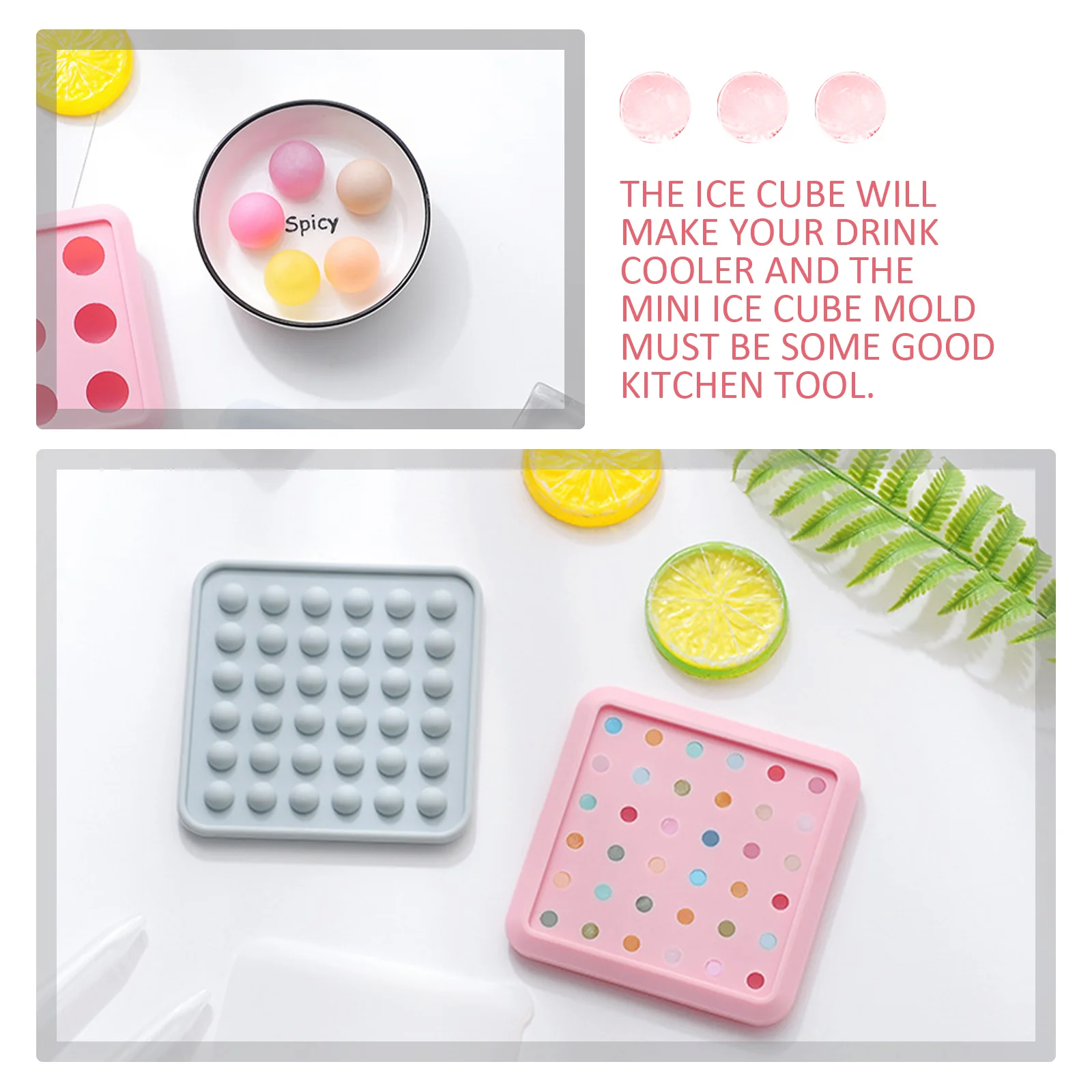 2pcs Ball Round Mini Cube Maker Tray Refrigerator Ice Making Mold Creative Diy Ice Mold For Summer Chilled Drinks Household
2pcs Ball Round Mini Cube Maker Tray Refrigerator Ice Making Mold Creative Diy Ice Mold For Summer Chilled Drinks Household