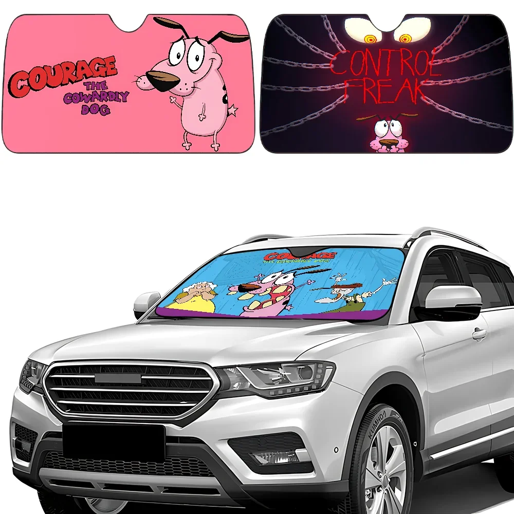 D-Dog C-Courage The C-Cowardly Car SunShade Windscreen Front Window Visor Sun Visor Solar Protect Plaid Gift Novelty Car
D-Dog C-Courage The C-Cowardly Car SunShade Windscreen Front Window Visor Sun Visor Solar Protect Plaid Gift Novelty Car