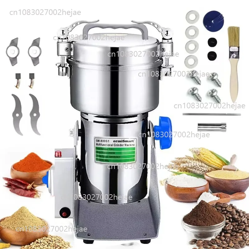 Big Capacity 800G Herb Grinder Coffee Machine Grain Spices Mill Medicine Wheat Mixer Dry Food Grinder
Big Capacity 800G Herb Grinder Coffee Machine Grain Spices Mill Medicine Wheat Mixer Dry Food Grinder