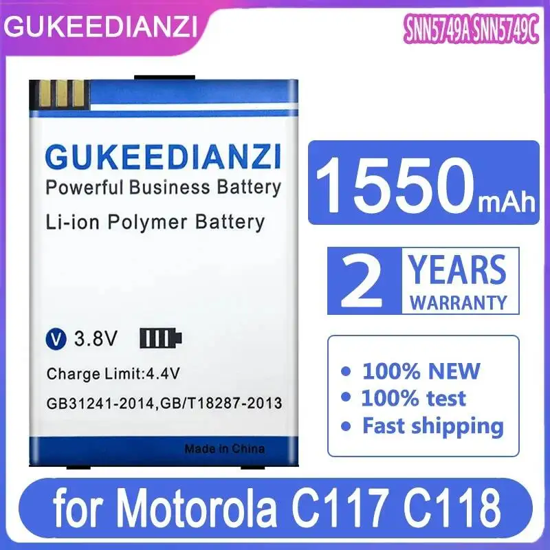 Аккумулятор для мобильного телефона SNN5749A SNN5749C 1550 мАч для Motorola Moto C117 C118 C155 C139 C115 C116 C157 V171 W150I W200
Аккумулятор для мобильного телефона SNN5749A SNN5749C 1550 мАч для Motorola Moto C117 C118 C155 C139 C115 C116 C157 V171 W150I W200