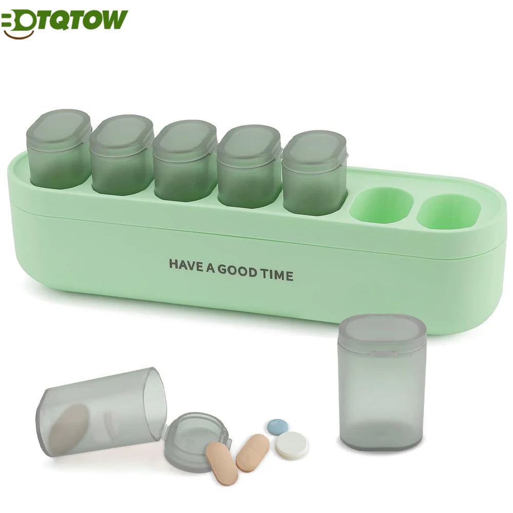 1PCS Weekly Pill Organizer 1 Time a Day,7 Day Detachable Pill Box&Removable Compartments |Portable Travel Pill Case for Vitamins
1PCS Weekly Pill Organizer 1 Time a Day,7 Day Detachable Pill Box&Removable Compartments |Portable Travel Pill Case for Vitamins