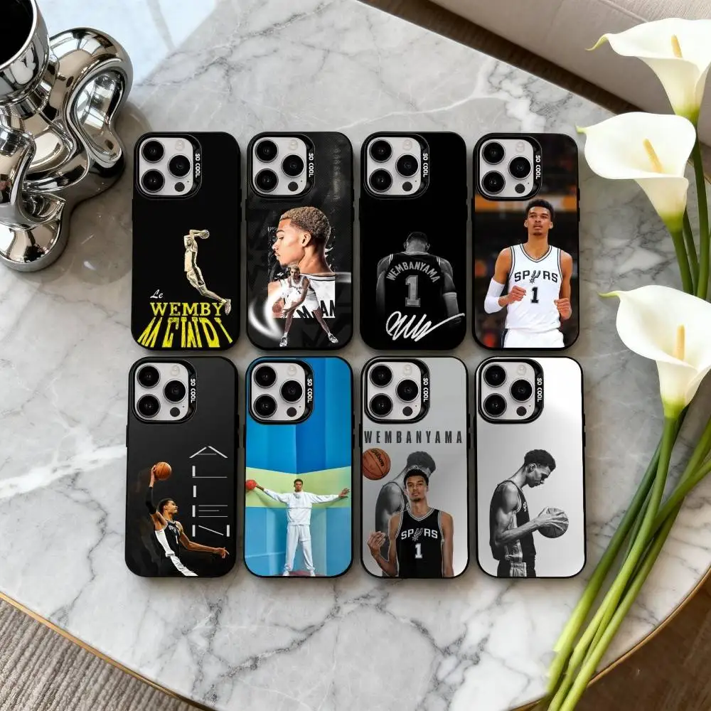 V-Victor-R Renowned W-Wembanyama-A Phone Case For iPhone17,16,15,14,13,12,11 Plus,Pro Max Black Candy silver phone case
V-Victor-R Renowned W-Wembanyama-A Phone Case For iPhone17,16,15,14,13,12,11 Plus,Pro Max Black Candy silver phone case