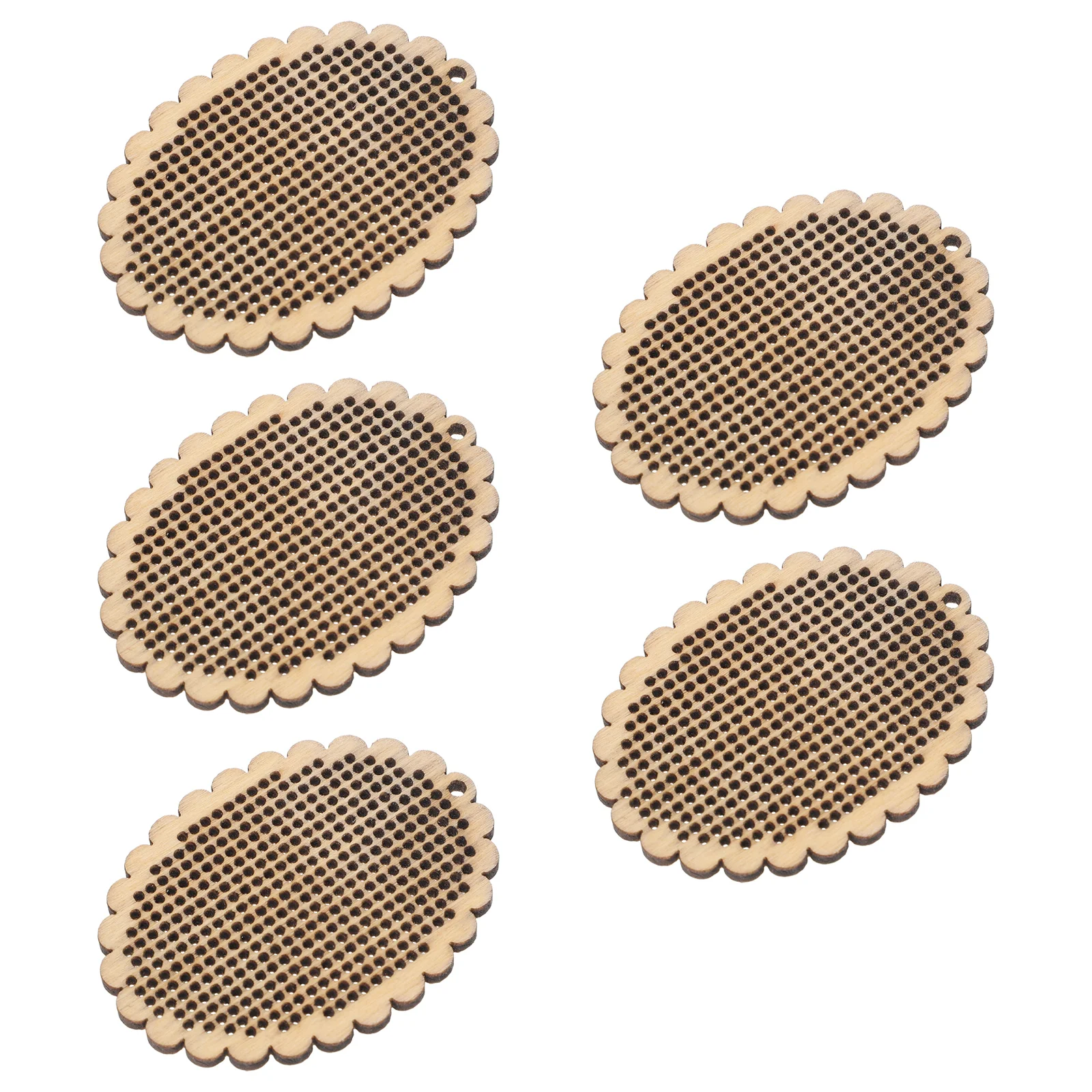 5 Pcs Cross Stitch Wood Pieces Lover Mini Cross-stitch Pendant Accessories Wooden Board Portable Chips
5 Pcs Cross Stitch Wood Pieces Lover Mini Cross-stitch Pendant Accessories Wooden Board Portable Chips
