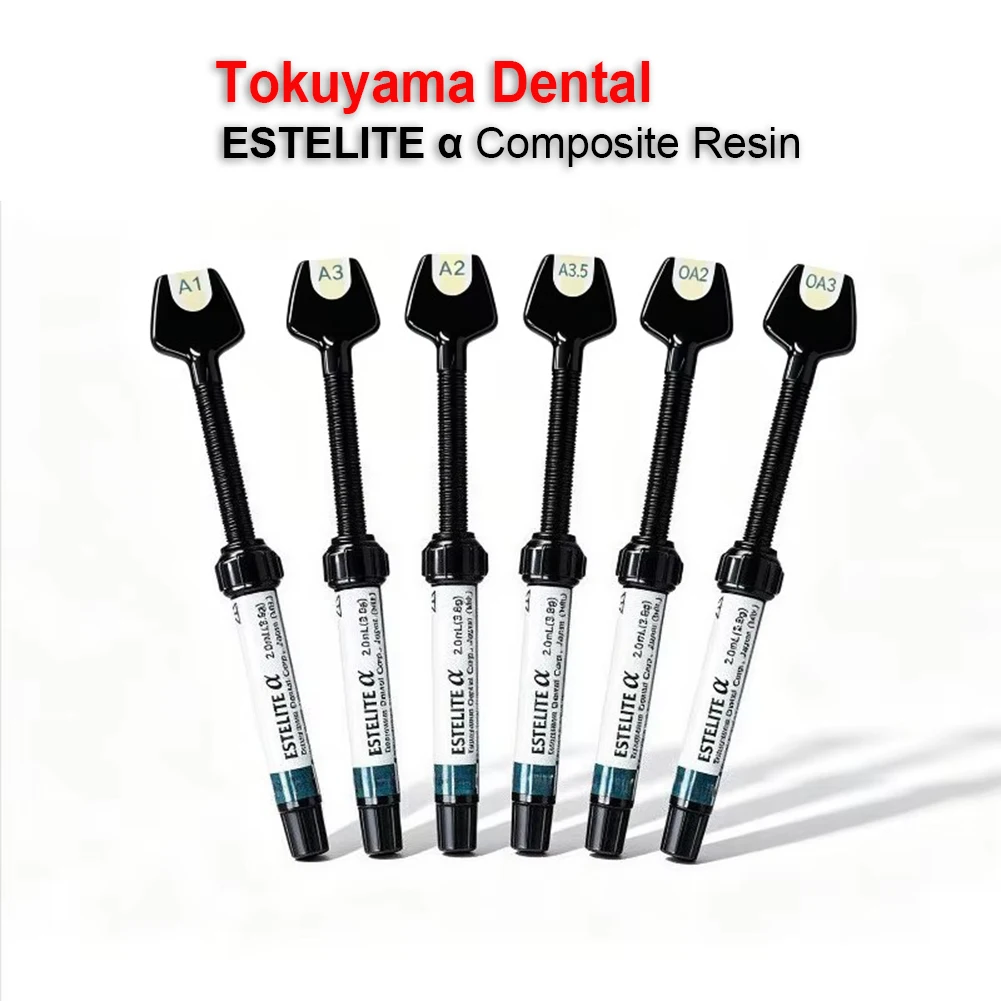 Tokuyama ESTELITE α Universal Light Cure Composite Resin 3.8g Dental Restorative Anterior Posterior Teeth Filling Bond Adhesive
Tokuyama ESTELITE α Universal Light Cure Composite Resin 3.8g Dental Restorative Anterior Posterior Teeth Filling Bond Adhesive