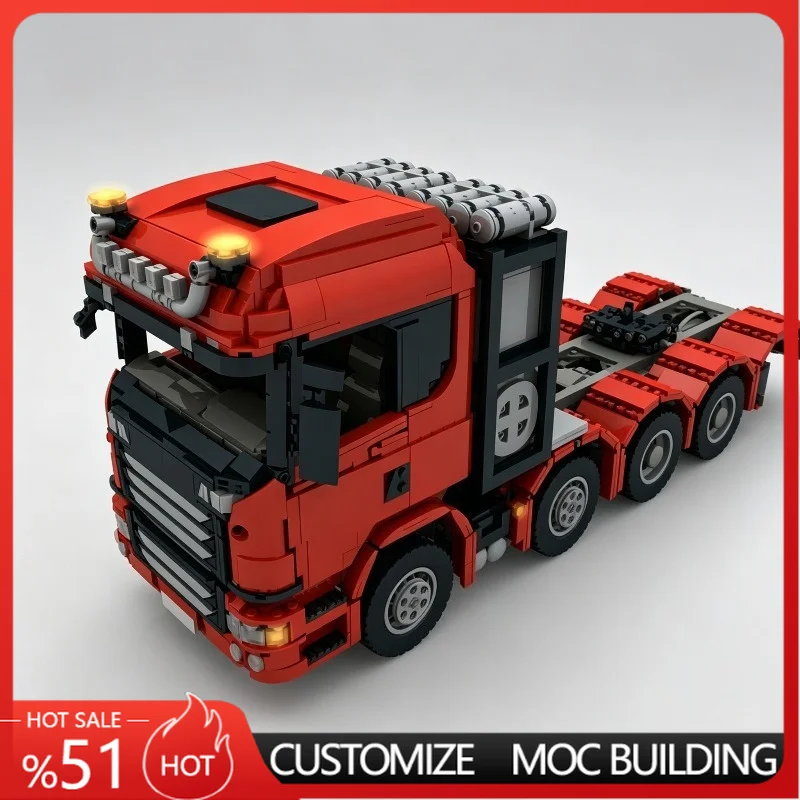 3937 PCS Heavy Duty Red Truck Tractor Head MOC Model Assembly Educational Toy Gift For funs Boys Festival Collection Home Decor
3937 PCS Heavy Duty Red Truck Tractor Head MOC Model Assembly Educational Toy Gift For funs Boys Festival Collection Home Decor