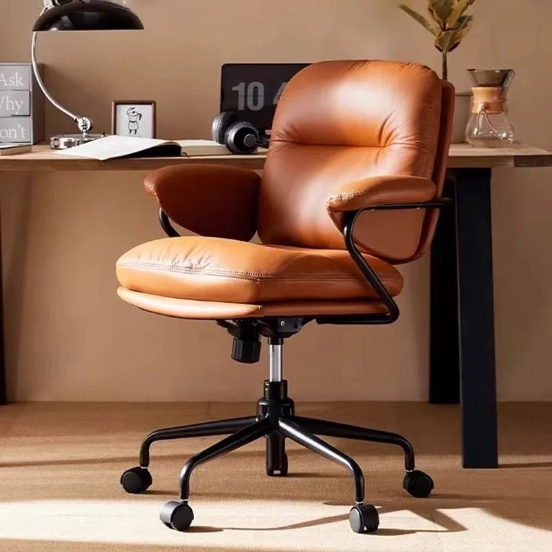 Retro Vanity Chair Female Bedroom Makeup Computer Office Chair Comfortable PU Leather Luxury Home Study Lift Sofa Chair
Retro Vanity Chair Female Bedroom Makeup Computer Office Chair Comfortable PU Leather Luxury Home Study Lift Sofa Chair