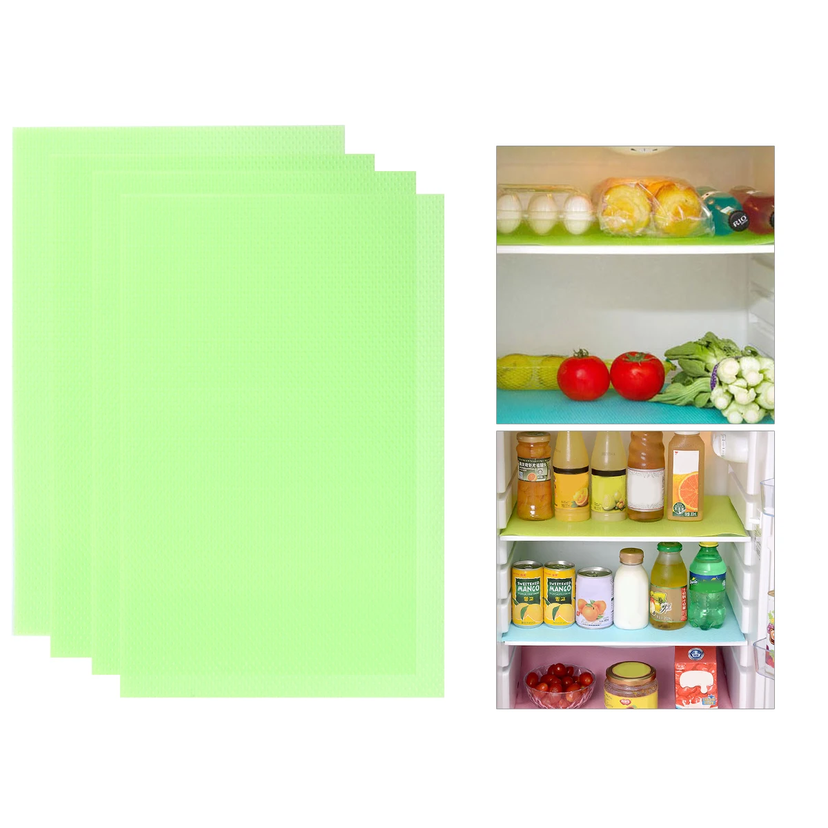 4Pcs Refrigerator Fridge Shelf Liner Easy Clean Moisture Fridge Pad Proof Storage Drawer ganizer
4Pcs Refrigerator Fridge Shelf Liner Easy Clean Moisture Fridge Pad Proof Storage Drawer ganizer