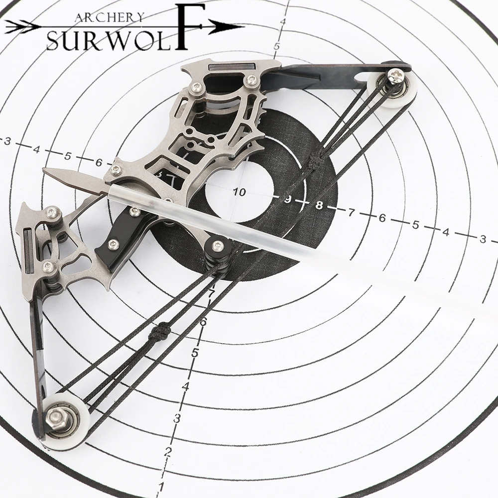 1 Set Archery Mini Compound Bow Stainless Steel with 4/12 Arrows Target Paper Wrench for Outdoor Shooting Entertainmnet Sports
1 Set Archery Mini Compound Bow Stainless Steel with 4/12 Arrows Target Paper Wrench for Outdoor Shooting Entertainmnet Sports