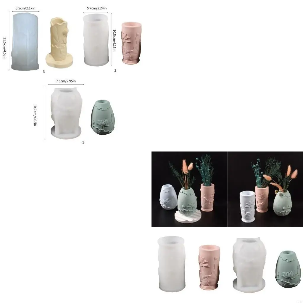 Silicone Mold for Embossed Vase Decorative Flower Planter Home Decoration Mould
Silicone Mold for Embossed Vase Decorative Flower Planter Home Decoration Mould