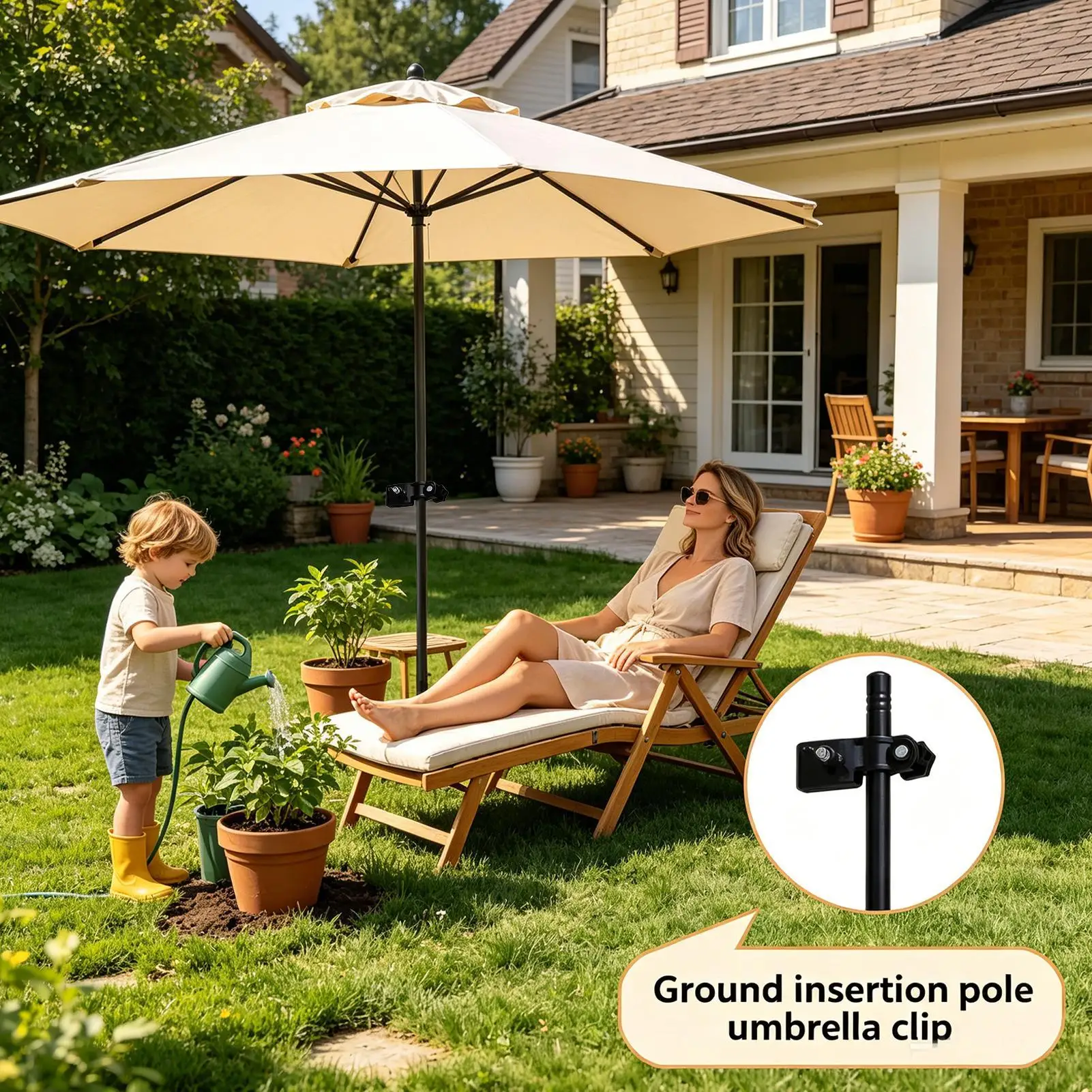 Ground Insert Pole Umbrella Clip Beach Umbrella Stand Plant Sunshade Sunscreen Umbrella Sturdy and Durable Umbrella Stand
Ground Insert Pole Umbrella Clip Beach Umbrella Stand Plant Sunshade Sunscreen Umbrella Sturdy and Durable Umbrella Stand