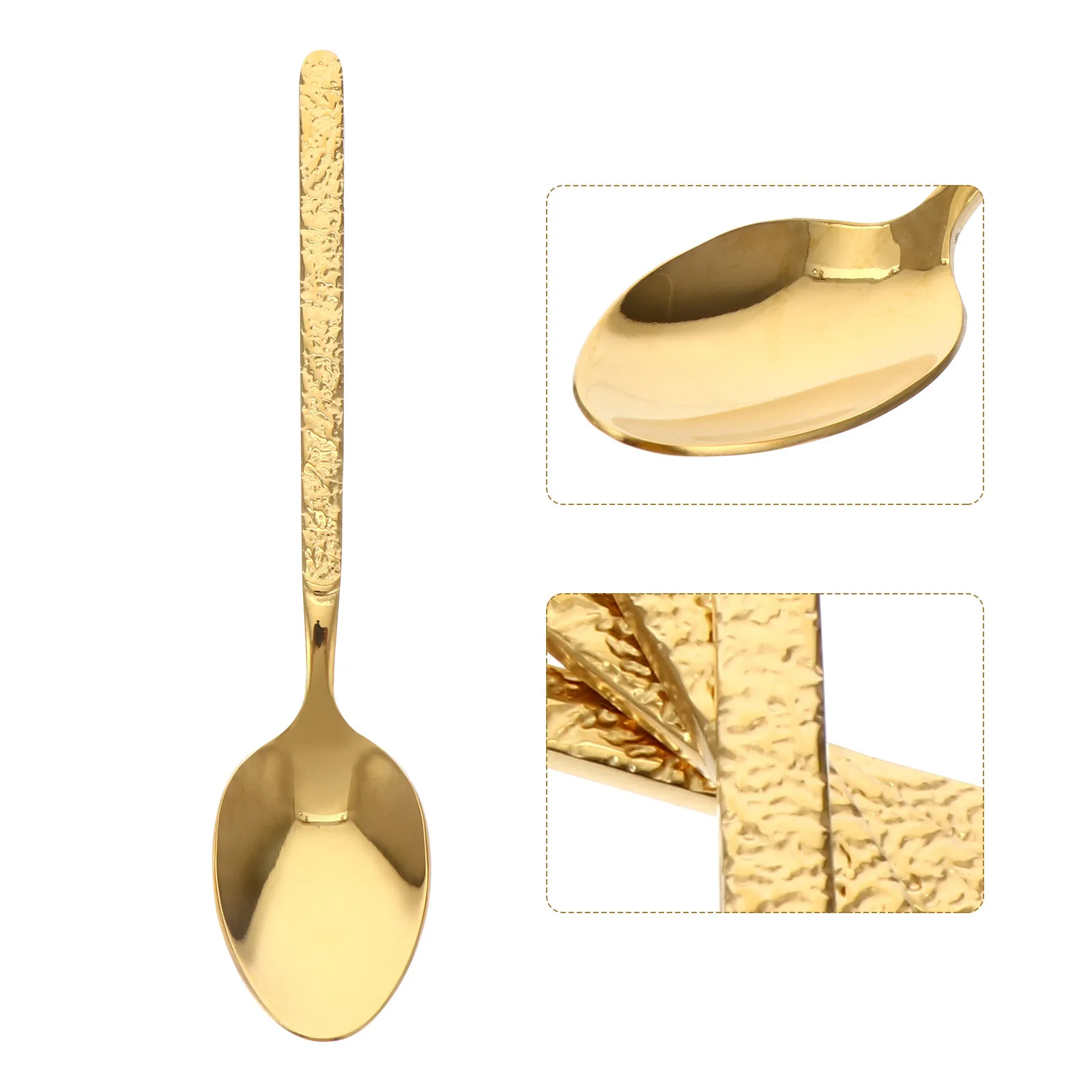 Набор из 1 золотистой винтажной ложки из нержавеющей стали с удобной ручкой для десертов, мороженого, арбуза, легко моется
Набор из 1 золотистой винтажной ложки из нержавеющей стали с удобной ручкой для десертов, мороженого, арбуза, легко моется