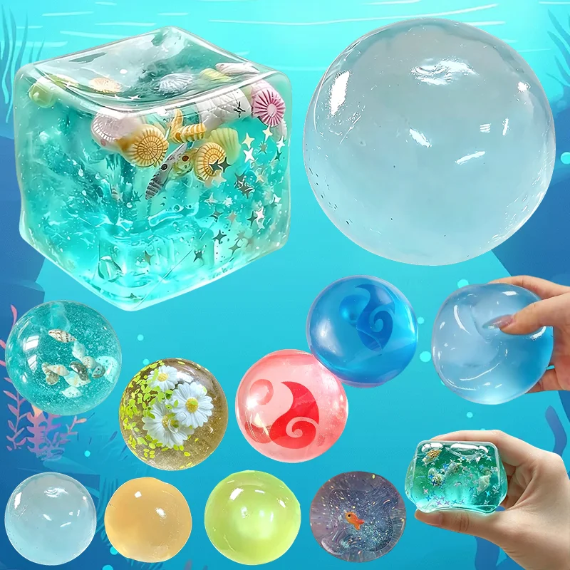 Glitter Ocean Themed Squishy Sea Creature Shell Cube Daisy Decor Silicone Squeeze Ball Anti Pressure Ocean Sensory Fidget Toys
Glitter Ocean Themed Squishy Sea Creature Shell Cube Daisy Decor Silicone Squeeze Ball Anti Pressure Ocean Sensory Fidget Toys