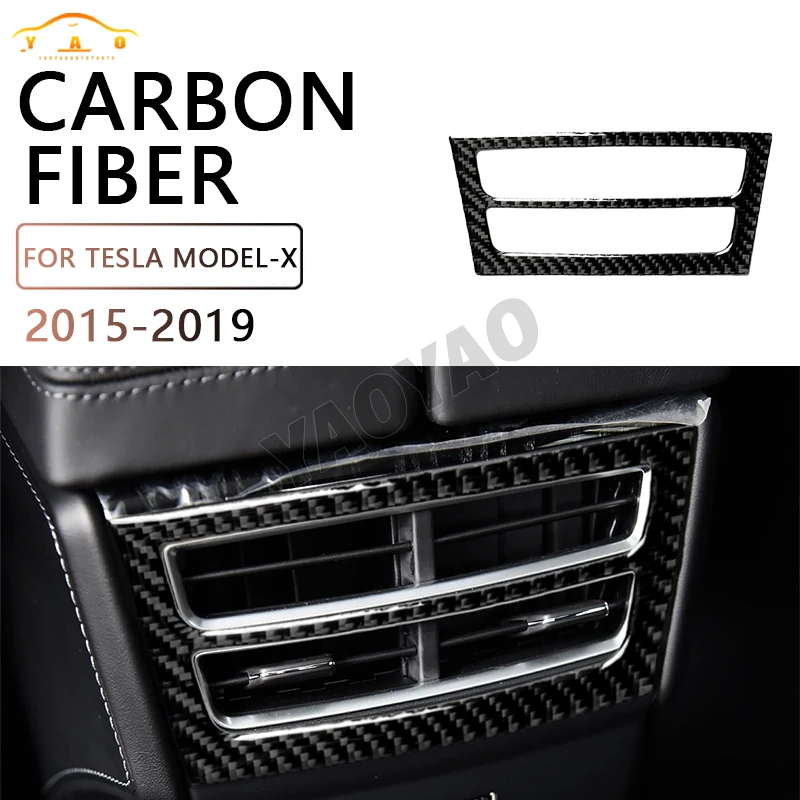 Carbon Fiber For Tesla Model X 2016-2020 Rear Air Vent Outlet Protection Trim Sticker Auto Interio Accessories
Carbon Fiber For Tesla Model X 2016-2020 Rear Air Vent Outlet Protection Trim Sticker Auto Interio Accessories