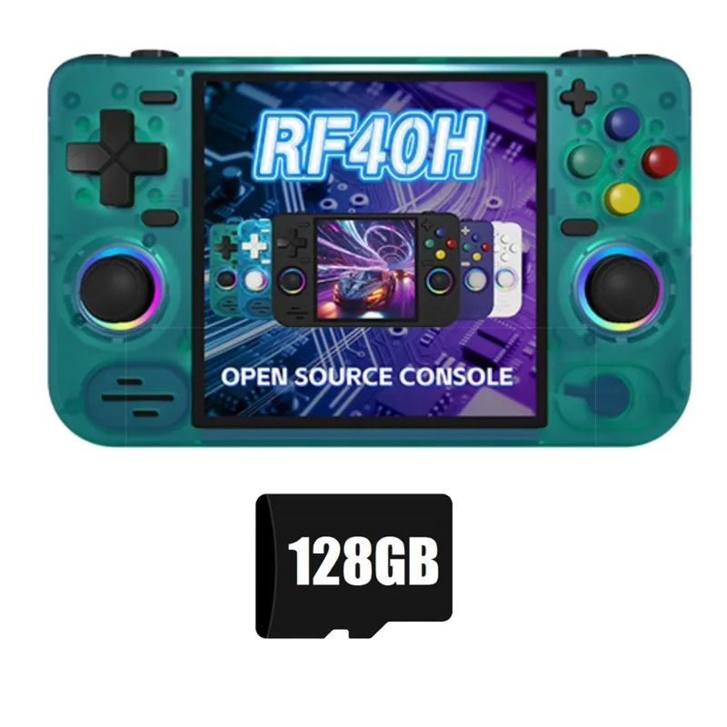 ABGI-RF40H Handheld Video Game Console 4.0-Inch IPS Screen 128GB Storage Open Source Wifi Retro Gaming Device Supports 30+ Emula
ABGI-RF40H Handheld Video Game Console 4.0-Inch IPS Screen 128GB Storage Open Source Wifi Retro Gaming Device Supports 30+ Emula