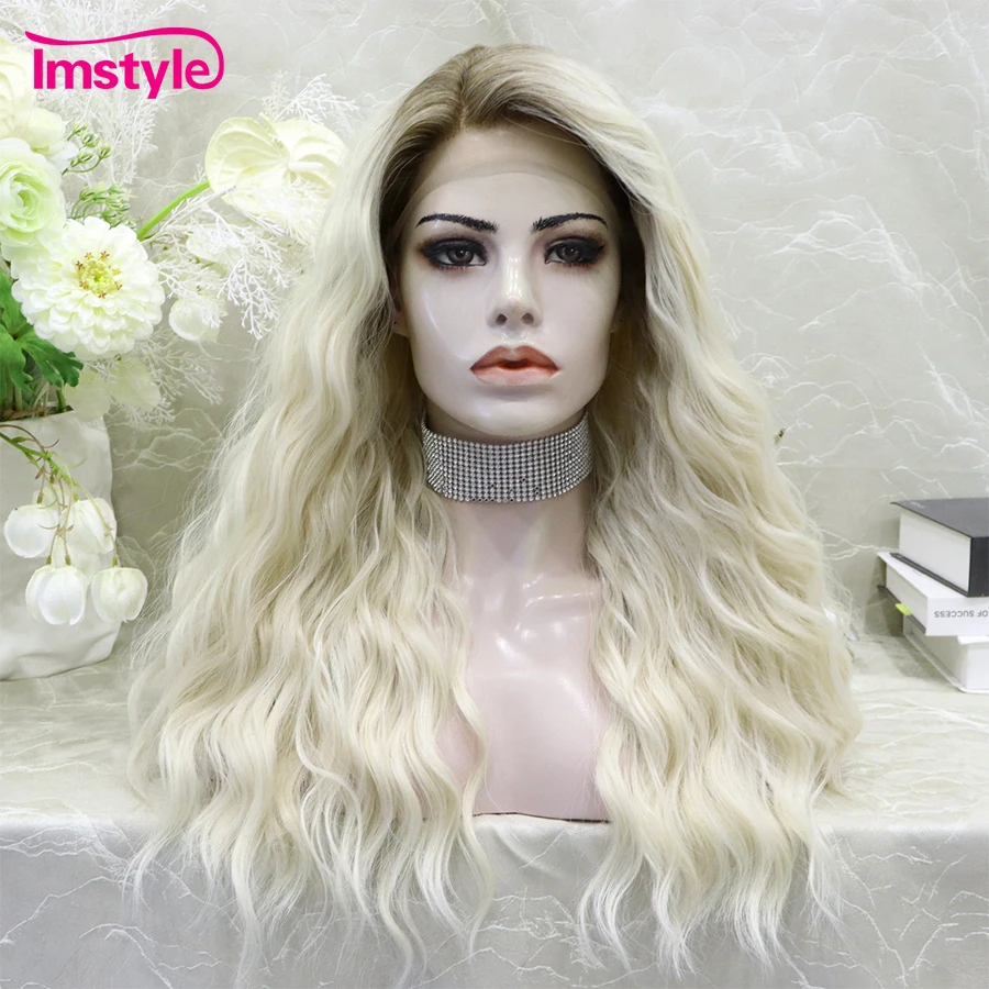 Парик блонд Imstyle с эффектом омбре, парик из синтетического кружева спереди, термостойкие волоконные парики с глубокой волной для женщин, парик для повседневного Косплея
Парик блонд Imstyle с эффектом омбре, парик из синтетического кружева спереди, термостойкие волоконные парики с глубокой волной для женщин, парик для повседневного Косплея