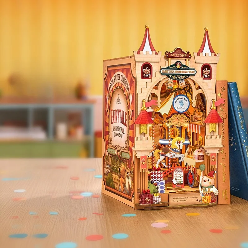 Конструктор Rolife Fairy T Corner: Парк развлечений, домик для самостоятельной сборки, 3D-пазл, подарок на день рождения, деревянная модель
Конструктор Rolife Fairy T Corner: Парк развлечений, домик для самостоятельной сборки, 3D-пазл, подарок на день рождения, деревянная модель