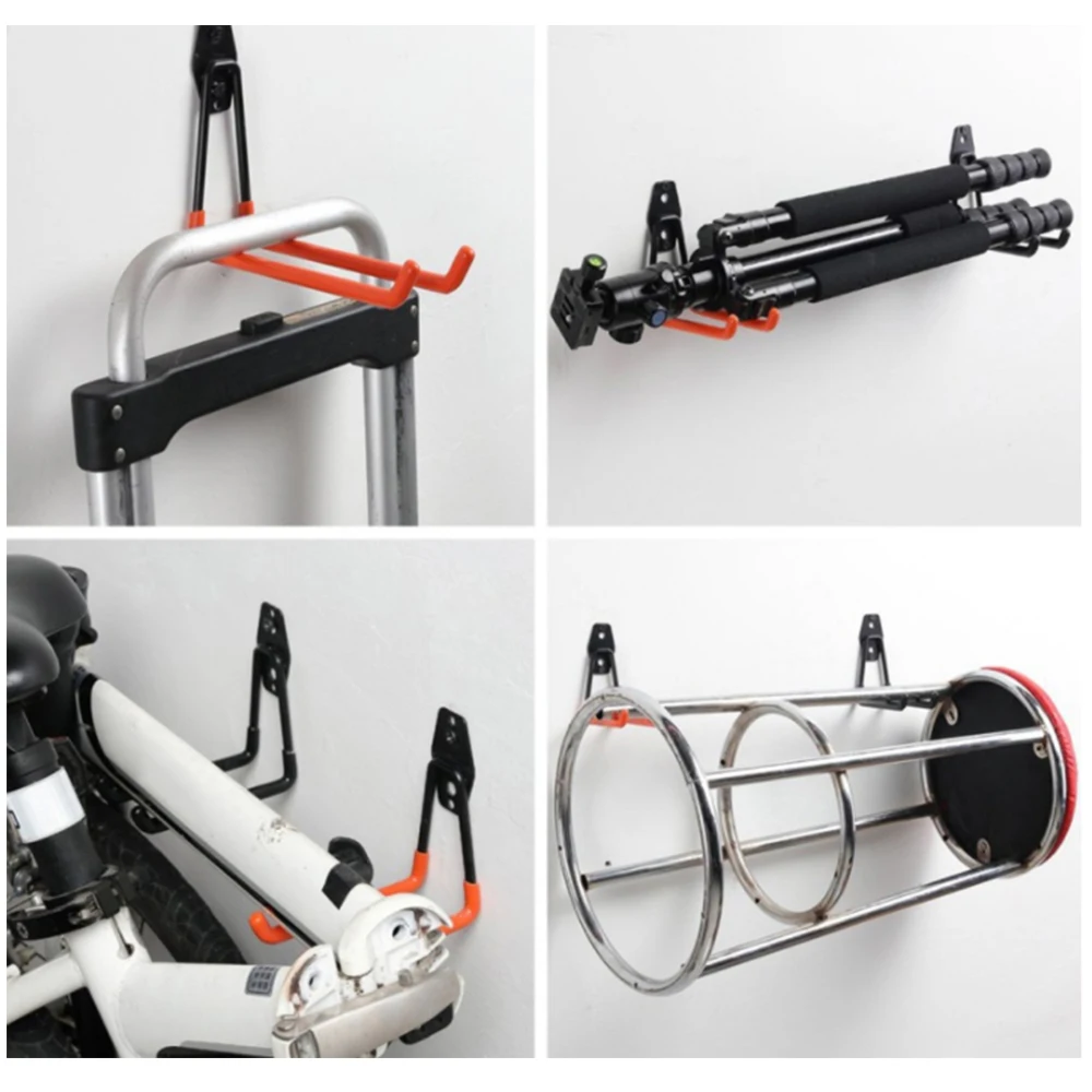 10pcs/kit Heavy Duty Iron Hooks 40Lbs Wall Mounted Hangers w/screws 2-head Garage Sturdy Chair/Bike/Ladder Black/Gray/Orange
10pcs/kit Heavy Duty Iron Hooks 40Lbs Wall Mounted Hangers w/screws 2-head Garage Sturdy Chair/Bike/Ladder Black/Gray/Orange