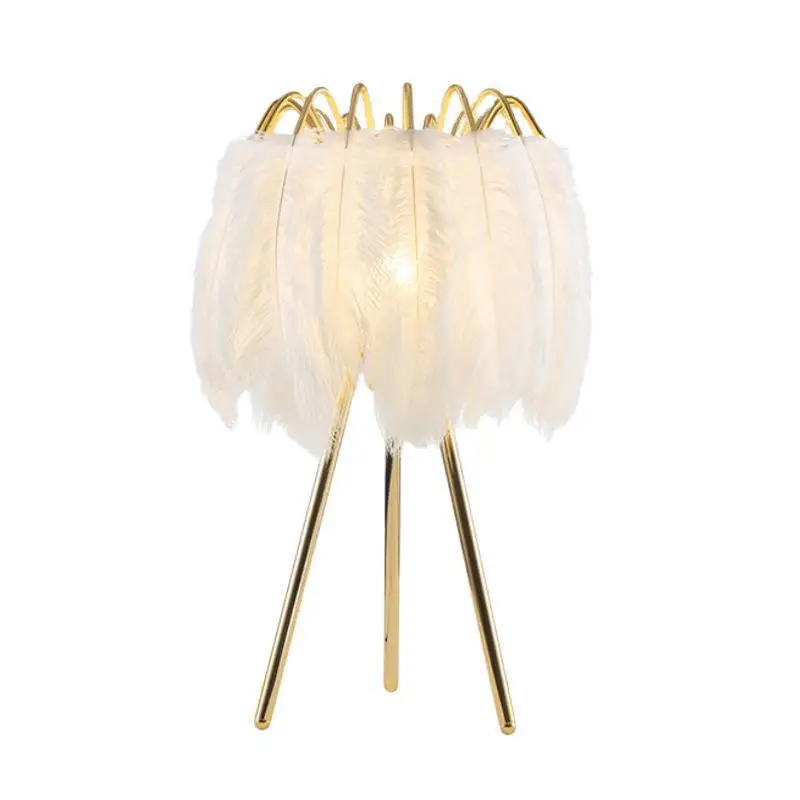 Feather table lamp ins Nordic romantic ostrich hair girl bedroom bedside lamp coconut tree wedding room live stream network
Feather table lamp ins Nordic romantic ostrich hair girl bedroom bedside lamp coconut tree wedding room live stream network