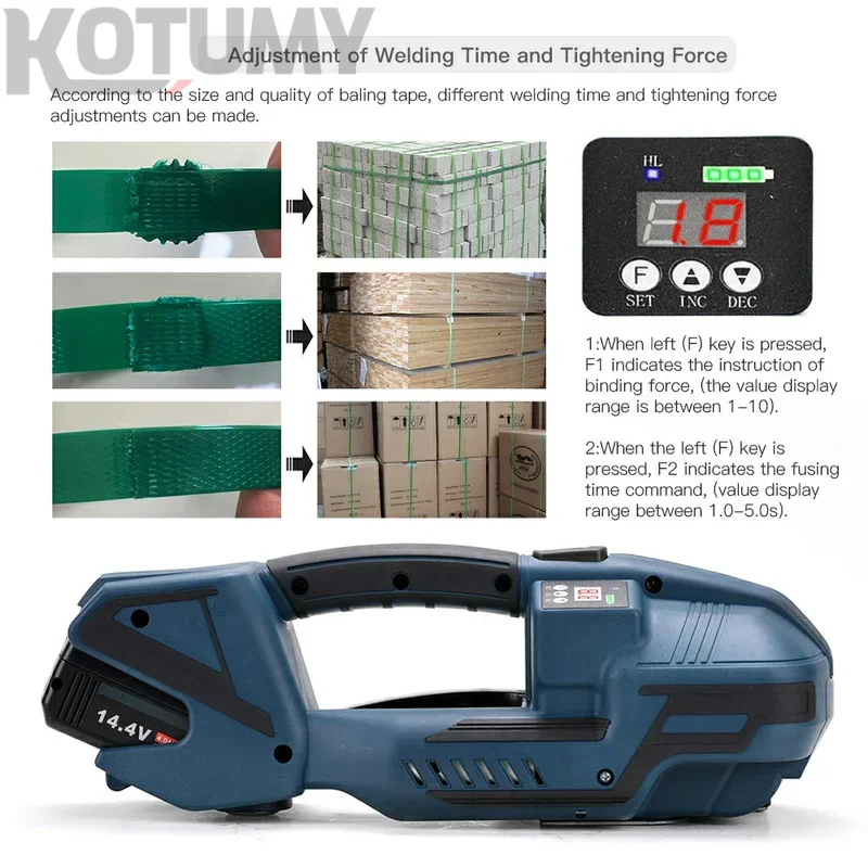 Hot Selling V2 Portable Professional Handheld Strapping Machine Automatic Electric Device Tool for Multiple Scenarios Packaging
Hot Selling V2 Portable Professional Handheld Strapping Machine Automatic Electric Device Tool for Multiple Scenarios Packaging