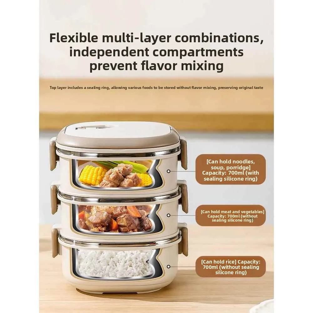 Stainl Steel Insulated Lunch Box Microwave Se Multi-layer Takeout Box Bento Box Easy Cleaning 4 Layers 304 Stainl Steel
Stainl Steel Insulated Lunch Box Microwave Se Multi-layer Takeout Box Bento Box Easy Cleaning 4 Layers 304 Stainl Steel