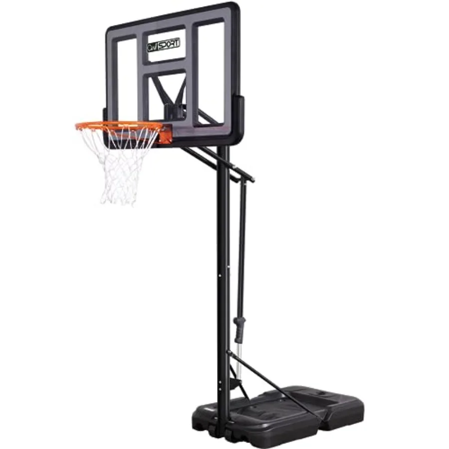 Outdoor portable basketball hoop with impact-resistant acrylic backboard 40/44/48 inch,height adjustable 4.810 ft, black finish
Outdoor portable basketball hoop with impact-resistant acrylic backboard 40/44/48 inch,height adjustable 4.810 ft, black finish