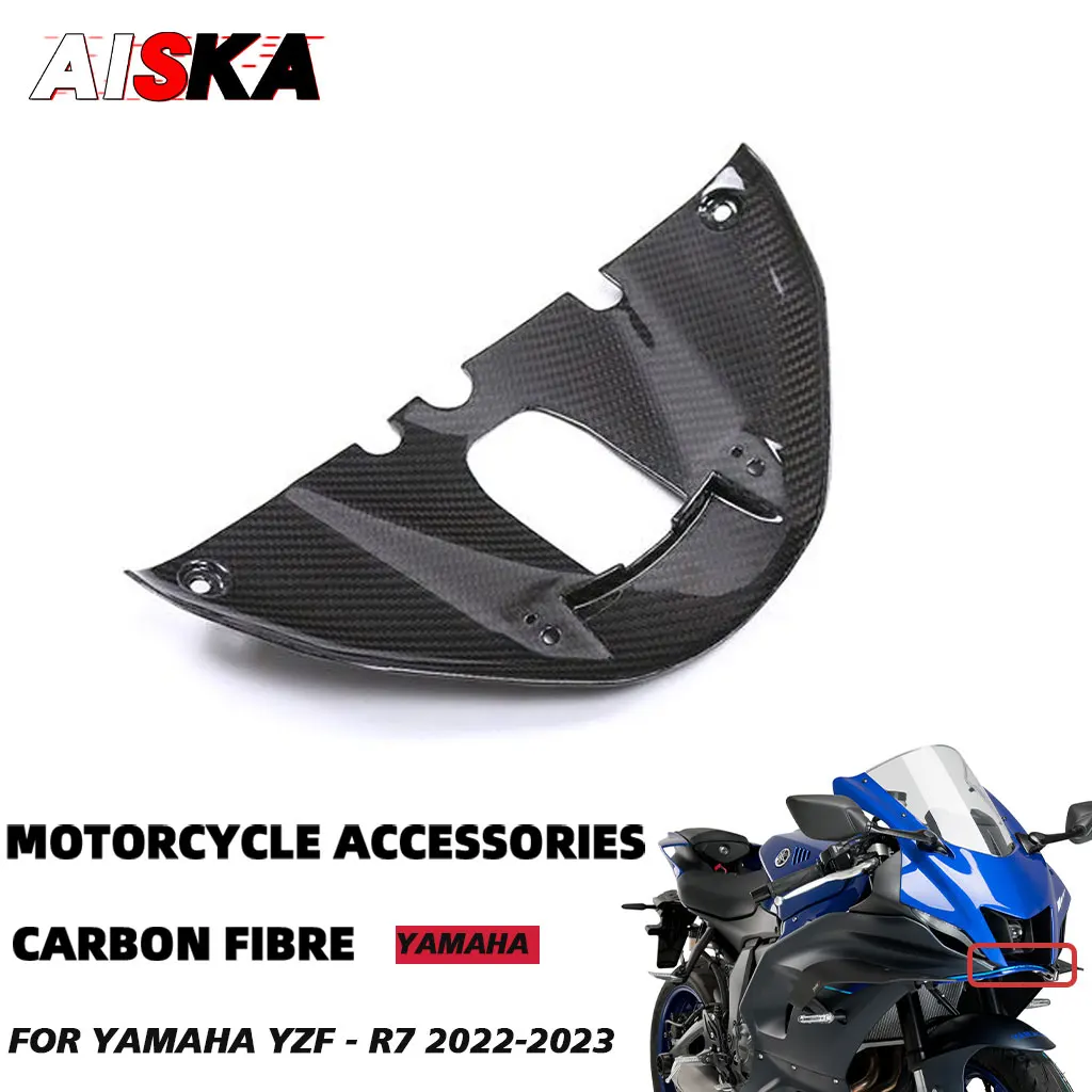 100% Full Carbon Fiber Front Nose Spoiler Cover Fairings Motorcycle Accessories For YAMAHA YZFR7 YZF R7 YZF - R7 2022 2023 2024
100% Full Carbon Fiber Front Nose Spoiler Cover Fairings Motorcycle Accessories For YAMAHA YZFR7 YZF R7 YZF - R7 2022 2023 2024