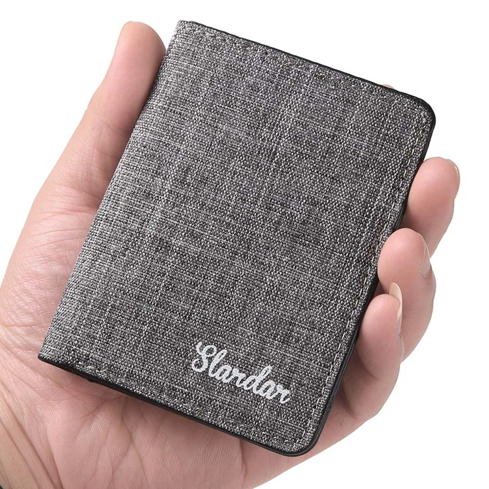 Black/Blue/Gray/Purple Men Short Wallet ID Photo Bank Holder Multi Function Men Card Holder Credit Card Case Canvas
Black/Blue/Gray/Purple Men Short Wallet ID Photo Bank Holder Multi Function Men Card Holder Credit Card Case Canvas