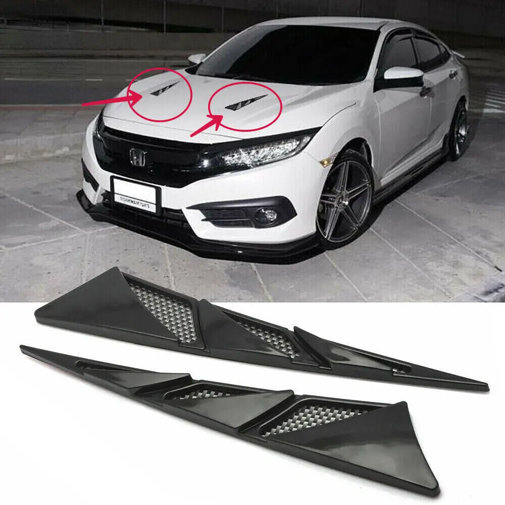ABS Universal Car Hood/Fender Bonnet Vent Decor Sporty Side Air Flow Sticker Car Accessories Bodykits
ABS Universal Car Hood/Fender Bonnet Vent Decor Sporty Side Air Flow Sticker Car Accessories Bodykits