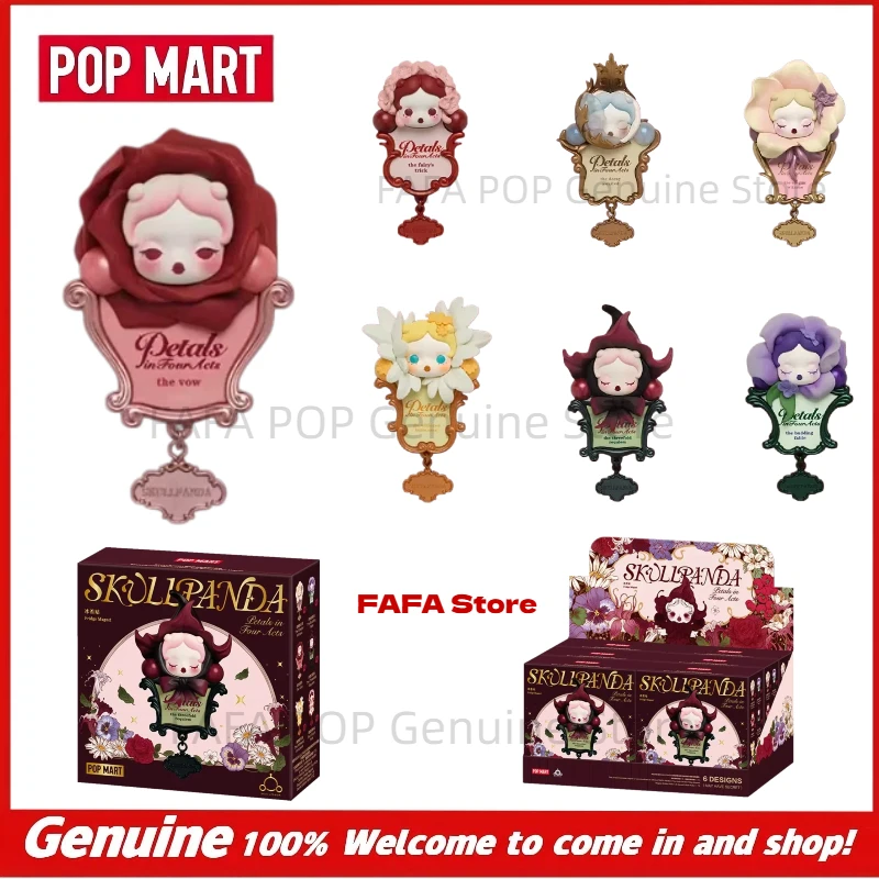 New Genuine POP MART Skullpanda Petals In Four Acts Series Fridge Magnet Blind Box Toys Decor Collectible Ornament Birthday Gift
New Genuine POP MART Skullpanda Petals In Four Acts Series Fridge Magnet Blind Box Toys Decor Collectible Ornament Birthday Gift