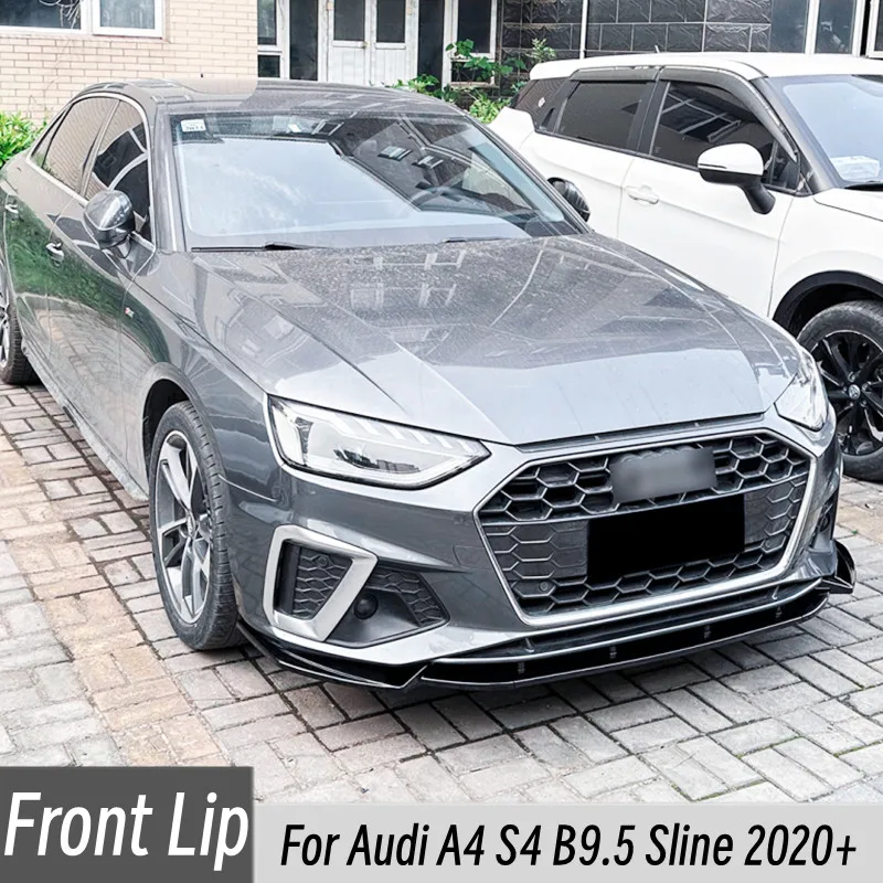 For 2020-2025 Audi A4 S4 B9.5 Sline 3pcs/Set Car Front Bumper Lip Spoiler Body Kit Protector Guard Exterior Accessori
For 2020-2025 Audi A4 S4 B9.5 Sline 3pcs/Set Car Front Bumper Lip Spoiler Body Kit Protector Guard Exterior Accessori