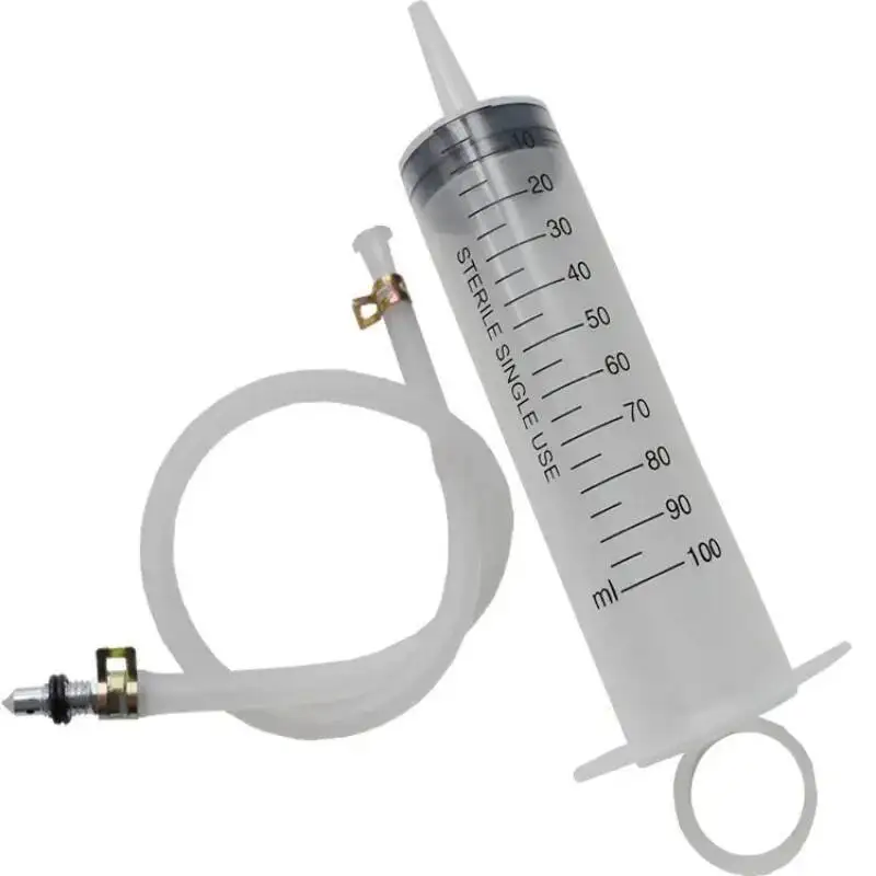 Motorcycle Brake Bleeder Syringe Tool Kit 100ml Hydraulic Disc Brake Caliper Fluid Extractor and Bleeding Tool with Hose
Motorcycle Brake Bleeder Syringe Tool Kit 100ml Hydraulic Disc Brake Caliper Fluid Extractor and Bleeding Tool with Hose