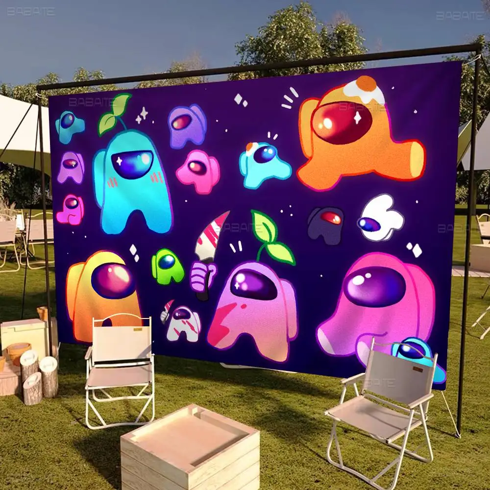 A-Among U-Us Creative Pattern Hanging Flag Polyester Printed Banner Hand Pulled Flag
A-Among U-Us Creative Pattern Hanging Flag Polyester Printed Banner Hand Pulled Flag