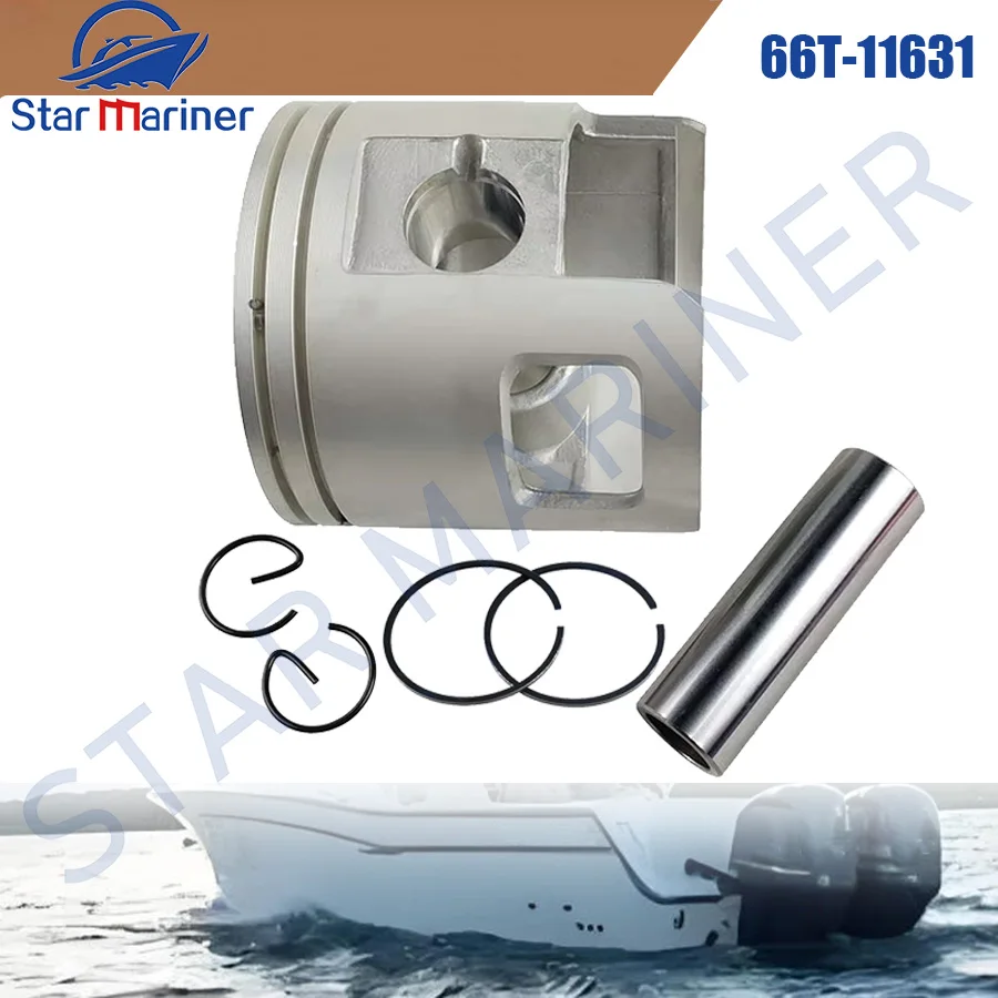 Piston Set STD 66T-11631 For Yamaha Outboard Motor 2 stroke 40HP E40MH 40X Parsun Hidea Seapro HDX Hangkai 66T-11631-00 parts
Piston Set STD 66T-11631 For Yamaha Outboard Motor 2 stroke 40HP E40MH 40X Parsun Hidea Seapro HDX Hangkai 66T-11631-00 parts