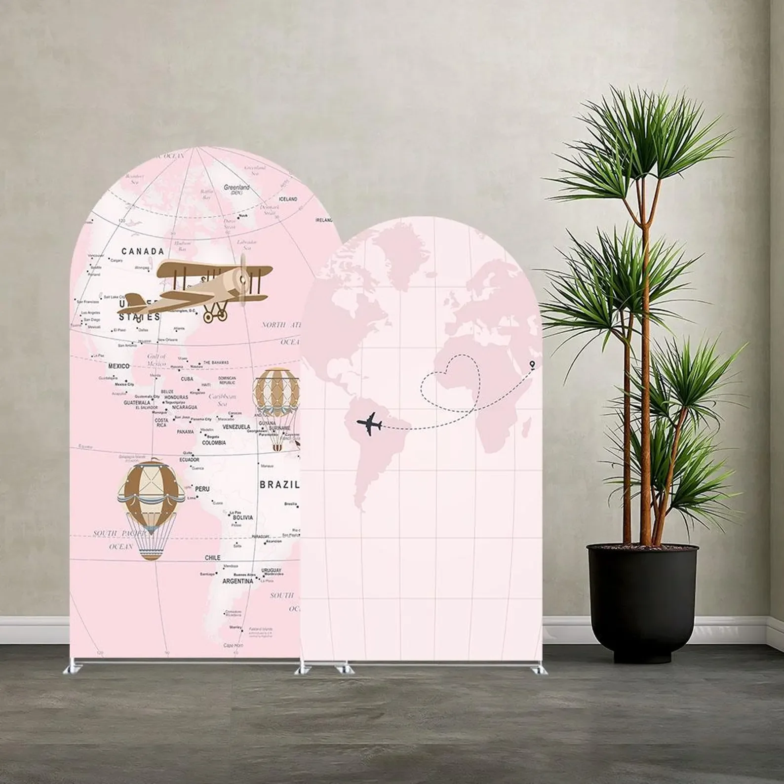 Adventure Awaits Arch Backdrop Cover Airplane Travel Map Pink Spandex Baby Shower Birthday Party Decoration Photo Props
Adventure Awaits Arch Backdrop Cover Airplane Travel Map Pink Spandex Baby Shower Birthday Party Decoration Photo Props