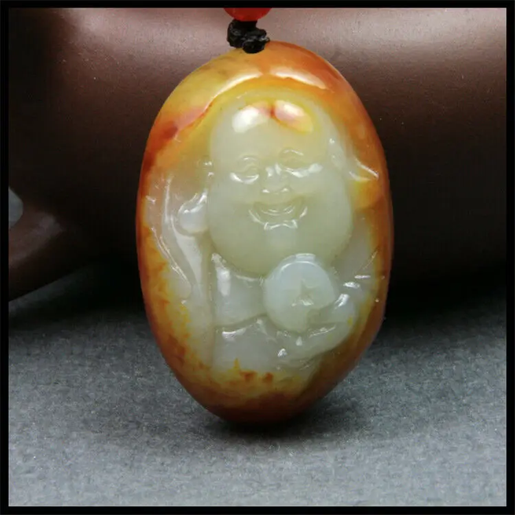 China Natural Xinjang Hetian Jade Pendant Original Stone Maitreya Jade Jewelry for Collectible Gift
China Natural Xinjang Hetian Jade Pendant Original Stone Maitreya Jade Jewelry for Collectible Gift