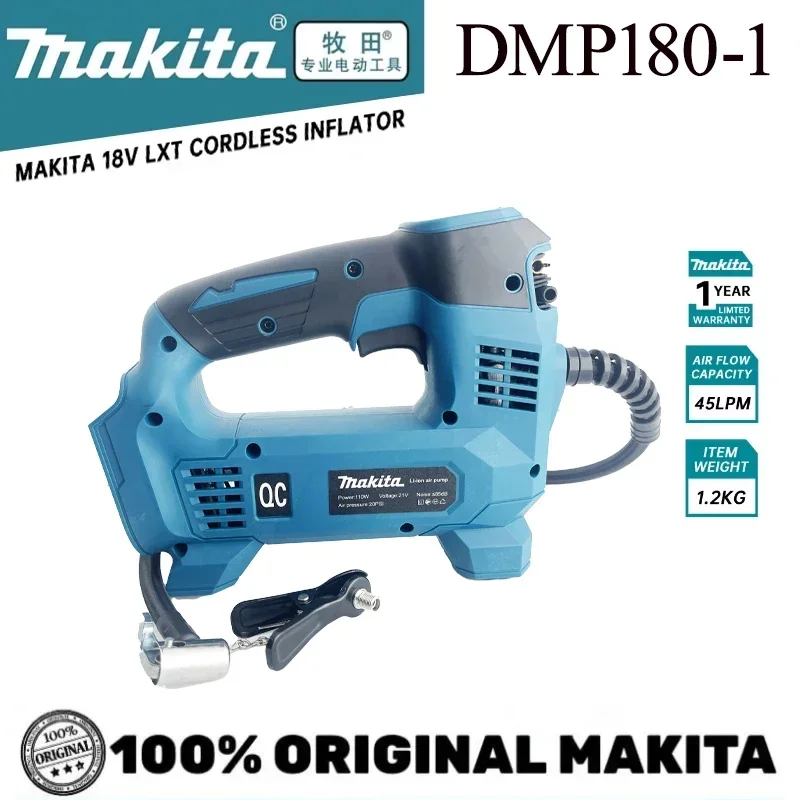 18VMakita DMP180-1 Lithium-Ion Cordless Inflator Bare Tool For Car Portable Tyre Inflator Electric Motorcycle Pump Air Inflator
18VMakita DMP180-1 Lithium-Ion Cordless Inflator Bare Tool For Car Portable Tyre Inflator Electric Motorcycle Pump Air Inflator