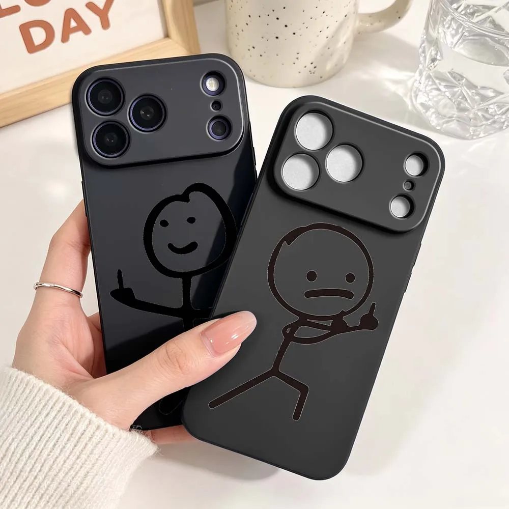 Cartoon Matchman Phone Case For Apple iPhone 17 Air 16 16e 15 14 13 12 11 XS Pro Max Plus Black Soft Cover
Cartoon Matchman Phone Case For Apple iPhone 17 Air 16 16e 15 14 13 12 11 XS Pro Max Plus Black Soft Cover