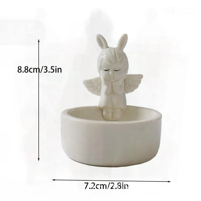Nordic Ceramic Angel Candle Holder Romantic Living Room Bedroom TV Cabinet Decorations Small Size Candle Cup for Candlelight
Nordic Ceramic Angel Candle Holder Romantic Living Room Bedroom TV Cabinet Decorations Small Size Candle Cup for Candlelight