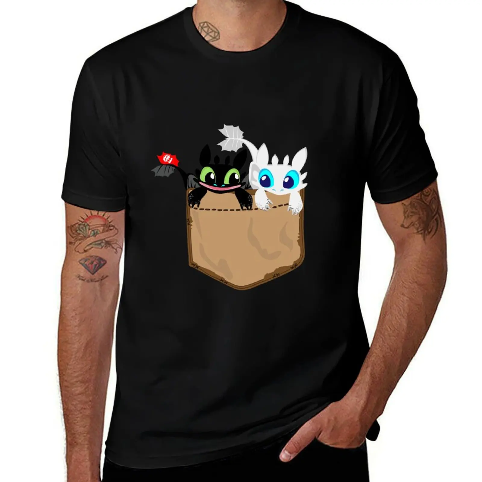Double cute NightFury in a pocket T-Shirt t shirt custom print funny t shirts dark humor T-Shirt
Double cute NightFury in a pocket T-Shirt t shirt custom print funny t shirts dark humor T-Shirt