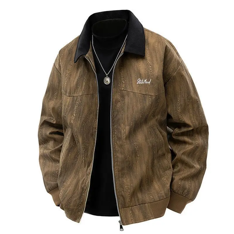 Spring and Autumn New Lapel Trendy Jacket American Retro Loose Tie-Dye Casual Work Jacket
Spring and Autumn New Lapel Trendy Jacket American Retro Loose Tie-Dye Casual Work Jacket