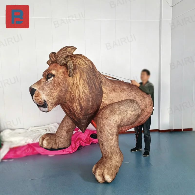 Inflatable lion, with blower, themed inflatable mascot costume, adult inflatable lion costume
Inflatable lion, with blower, themed inflatable mascot costume, adult inflatable lion costume