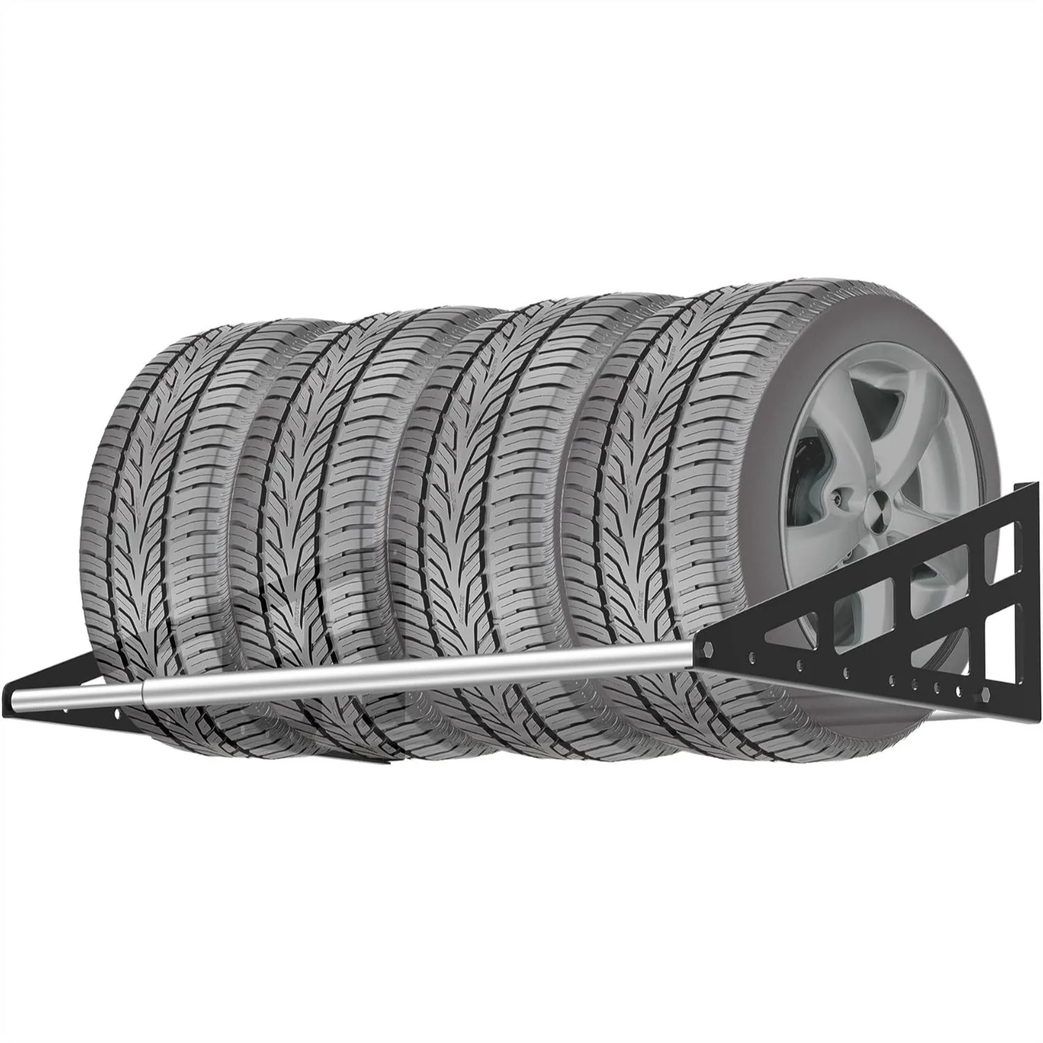 Tire Rack Wall Mount, Heavy Duty Adjustable 31-56 Inch Tire Storage Rack for Garage with Telescopic Rods, Hanging
Tire Rack Wall Mount, Heavy Duty Adjustable 31-56 Inch Tire Storage Rack for Garage with Telescopic Rods, Hanging