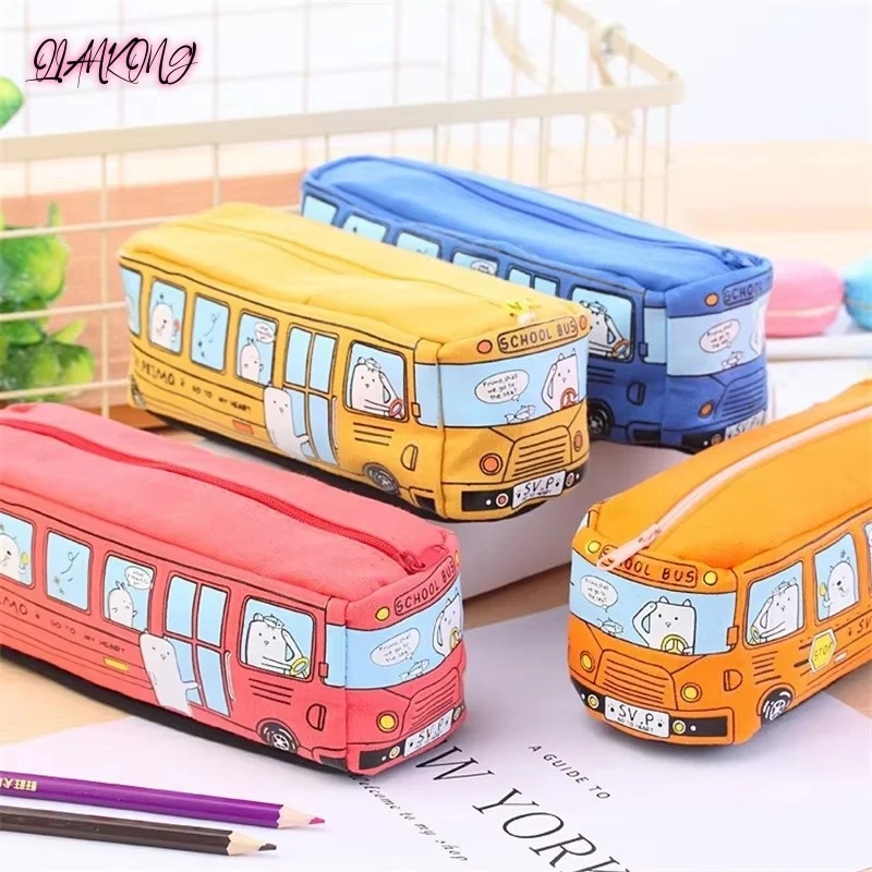 QIANKONG 1pc Canvas Pencil Bag Creative Large Capacity Stationery Bag Cartoon Cute Pencil Case Korean Stationery
QIANKONG 1pc Canvas Pencil Bag Creative Large Capacity Stationery Bag Cartoon Cute Pencil Case Korean Stationery