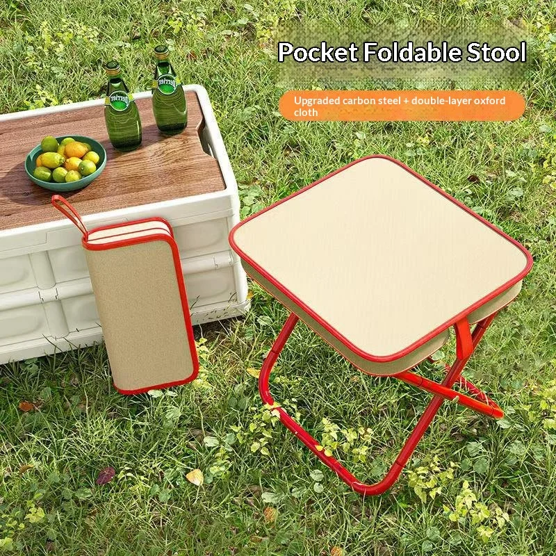 Portable Outdoor Camping Folding Chair Multi-Functional Mini Fishing Stool with Pen Holder Versatile Compact Camping Seat
Portable Outdoor Camping Folding Chair Multi-Functional Mini Fishing Stool with Pen Holder Versatile Compact Camping Seat