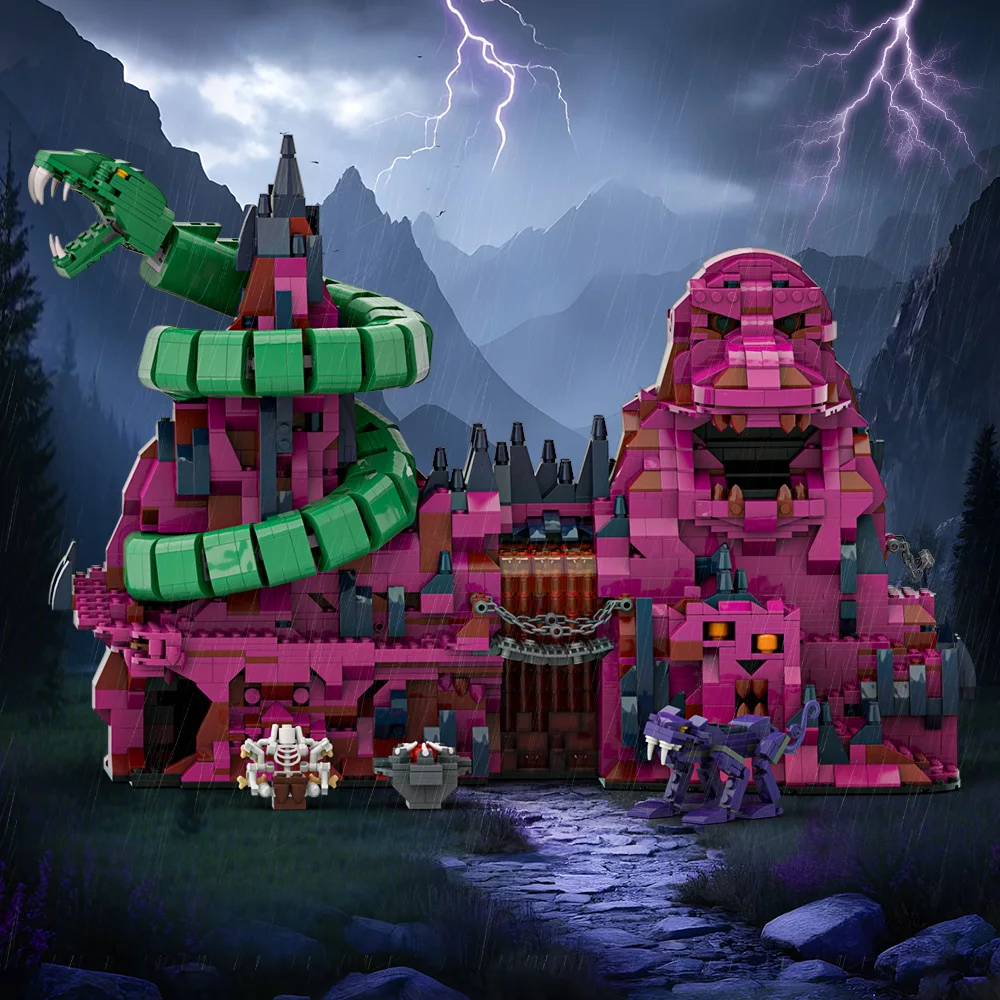 MOC Snake Mountain Model Building Blocks Horror Snake Castle Architecture Brick DIY Toys Adult Gift
MOC Snake Mountain Model Building Blocks Horror Snake Castle Architecture Brick DIY Toys Adult Gift
