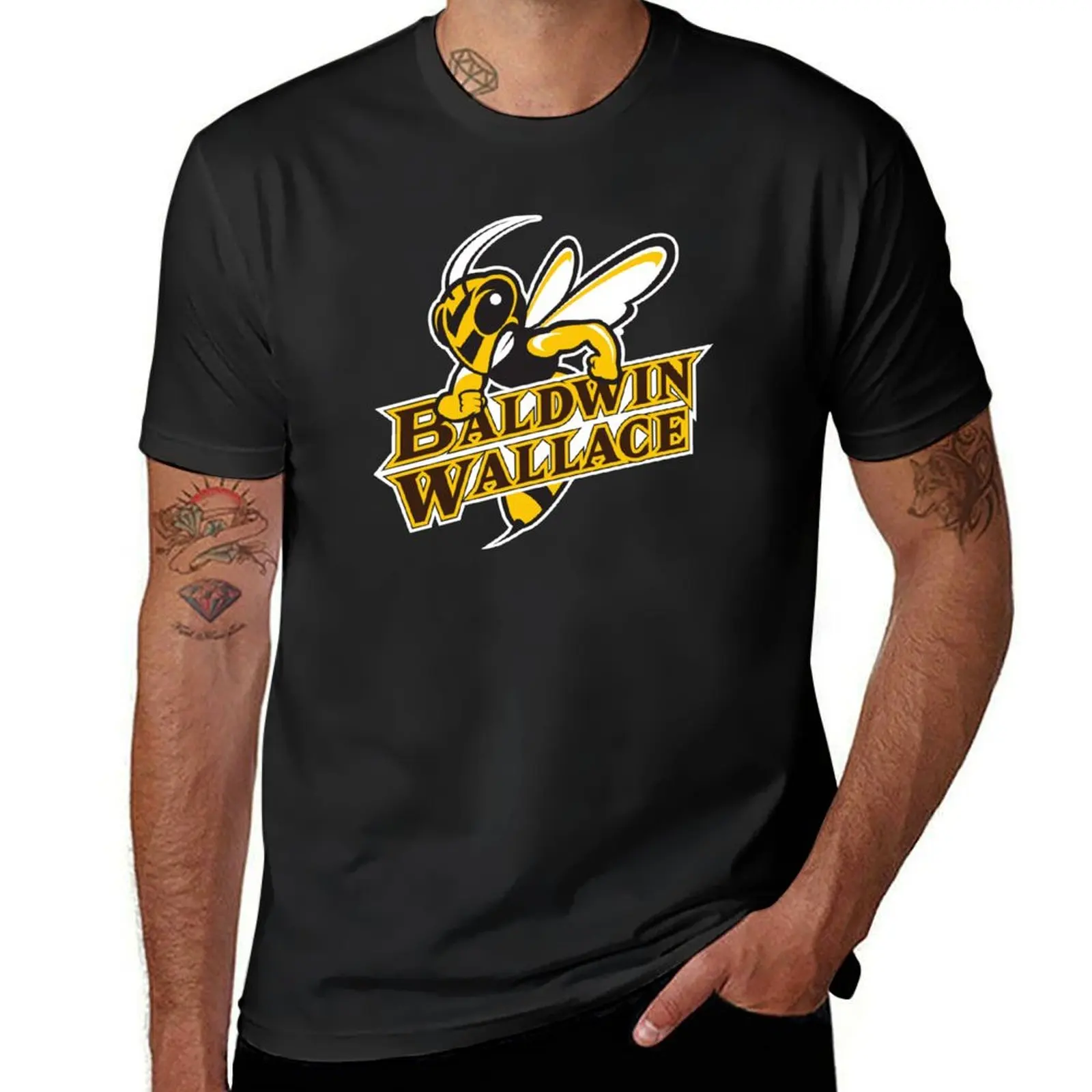 Baldwin Wallace Yellow Jackets club T-Shirt plus sizes oversized t shirt summer 2025 mens tall t shirts 
Baldwin Wallace Yellow Jackets club T-Shirt plus sizes oversized t shirt summer 2025 mens tall t shirts
